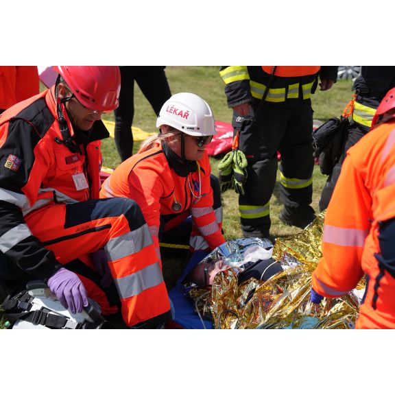 Taktické cvičení IZS v Poličce