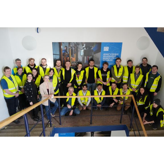 Studenti Univerzity Pardubice na návštěvě v STV GROUP
