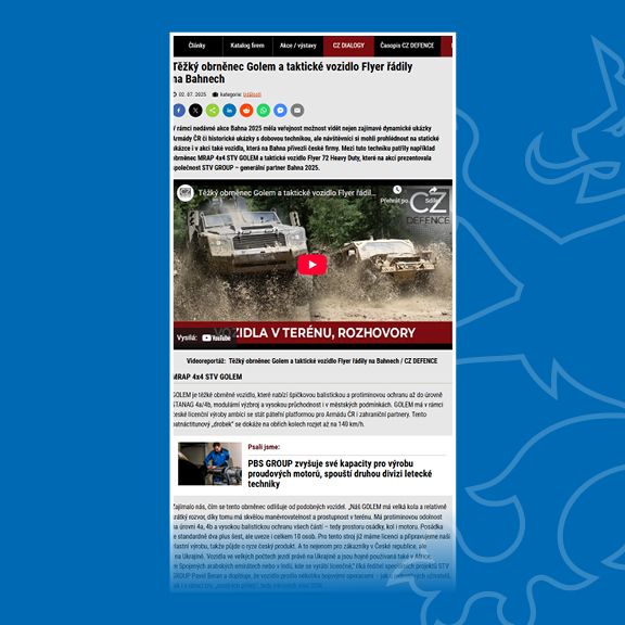 GOLEM a Flyer řádily na Bahnech
