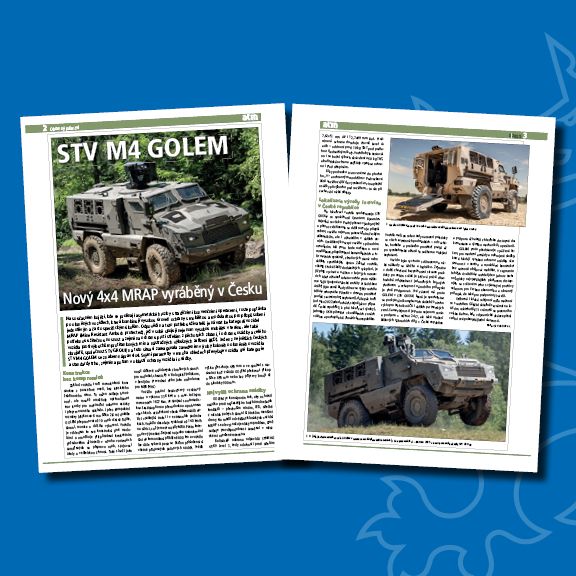 ATM: STV M4 GOLEM – český MRAP, který posouvá hranice ochrany i mobility
