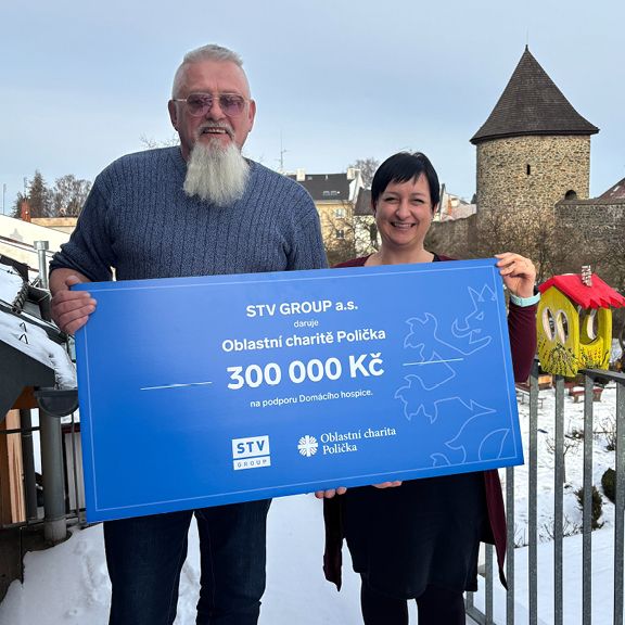 STV GROUP supported the home hospice in Polička