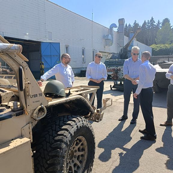 US Ambassador Nicholas Merrick visited STV GROUP in Polička