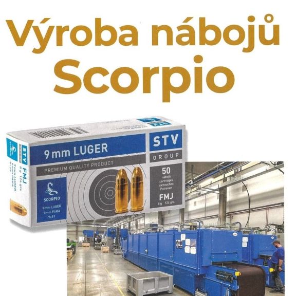 Výroba nábojů Scorpio (napsali o nás v Střelecké revue 3/2024)